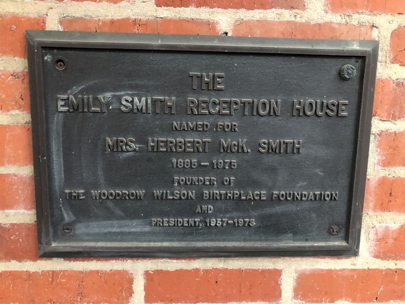 The Emily Smith Reception House Marker image. Click for full size.