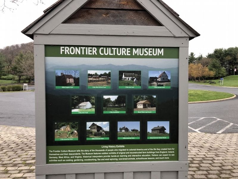 Frontier Culture Museum Marker image. Click for full size.