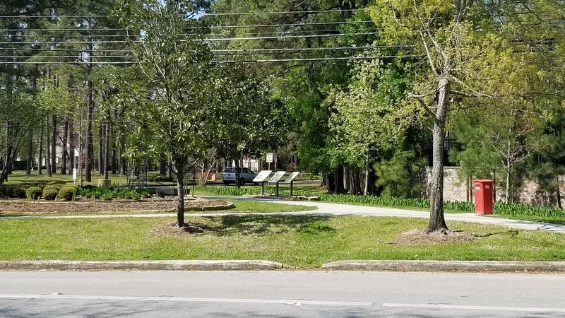 The view of the John Taylor's Piney Point League Marker from the street image. Click for full size.