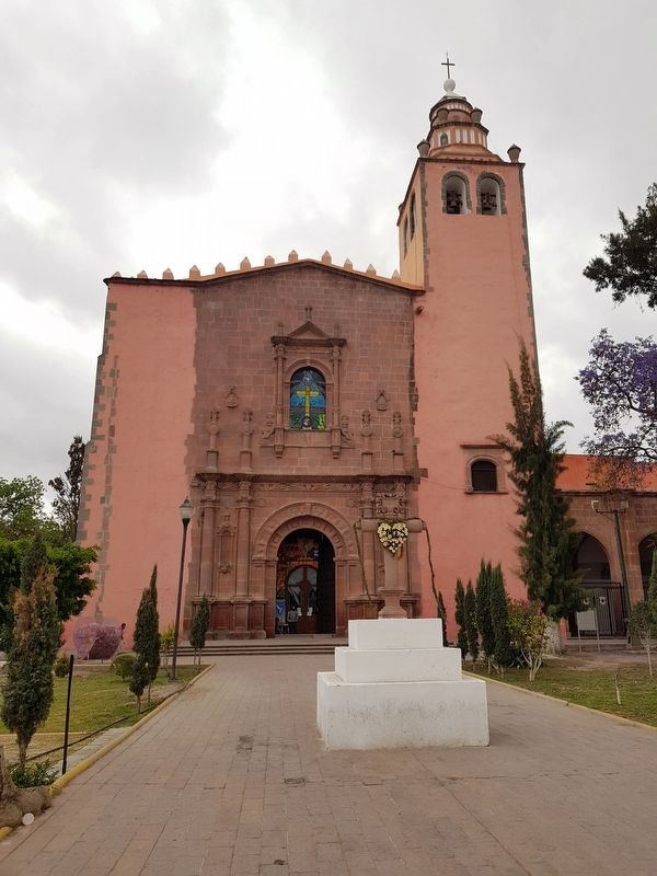Temple and Convent of San Miguel Arcngel and Marker image. Click for full size.