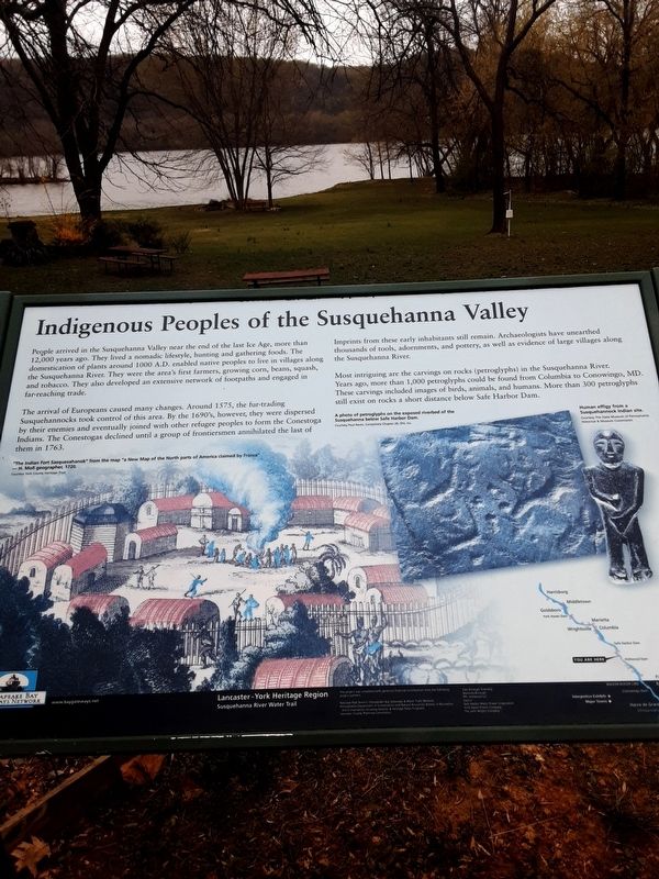 Indigenous Peoples of the Susquehanna Valley Marker image. Click for full size.
