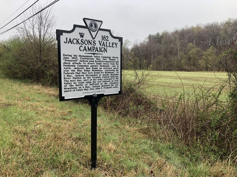 Jackson's Valley Campaign Marker image. Click for full size.