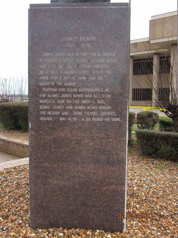 James Bowie Marker image. Click for full size.