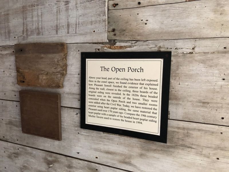The Open Porch Marker image. Click for full size.
