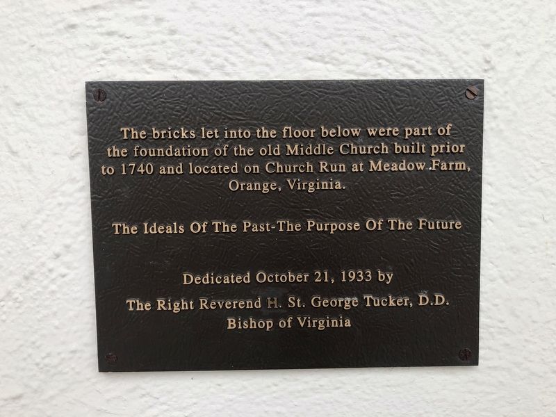 St. Thomas Church Marker image. Click for full size.