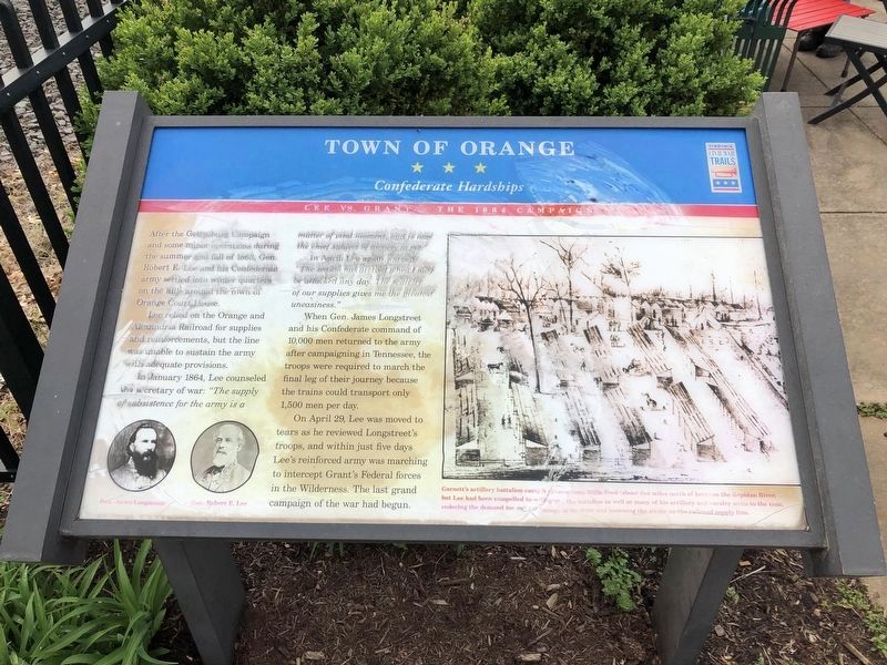 Town of Orange Marker image. Click for full size.