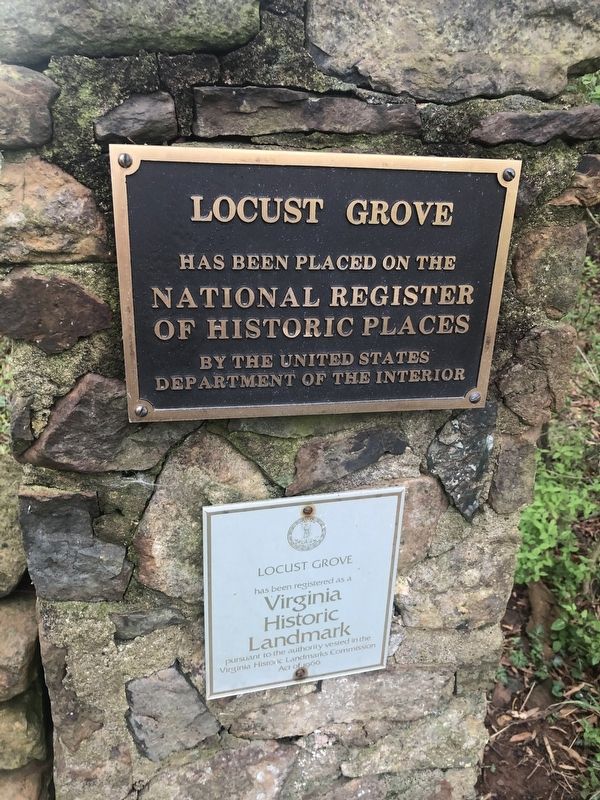 Locust Grove Marker image. Click for full size.