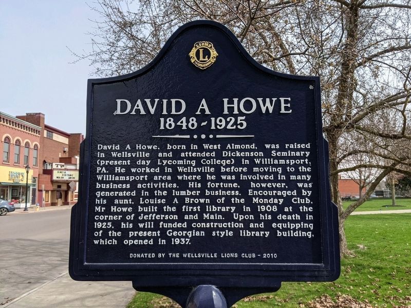 David A Howe Marker image. Click for full size.