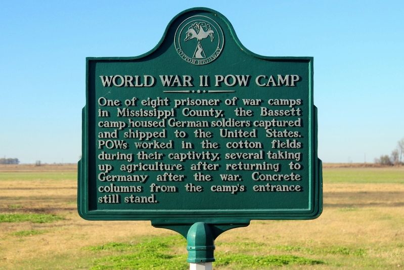 World War II POW Camp Marker image. Click for full size.