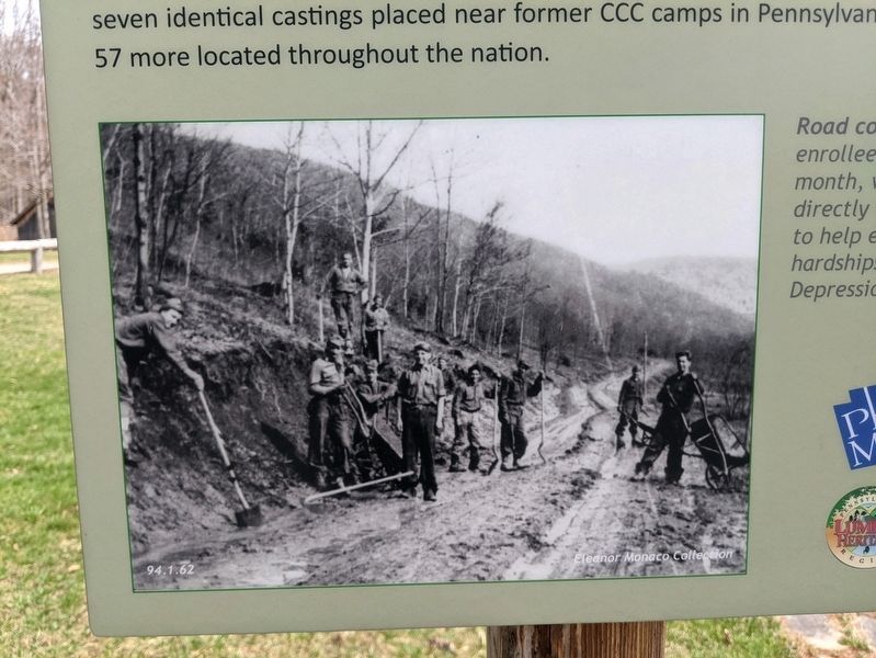 CCC Chestnut Cabin Marker photo image. Click for full size.