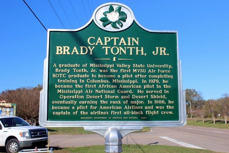 Captain Brady Tonth, Jr. Marker image. Click for full size.