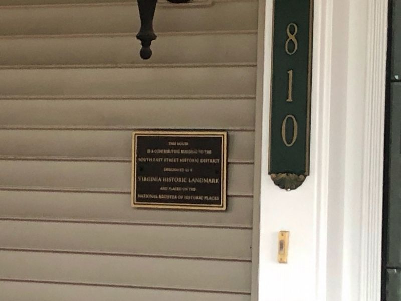 Rixey-Yancey House Marker. Click for full size. Rixey-Yancey House Marker image. Click for full size.