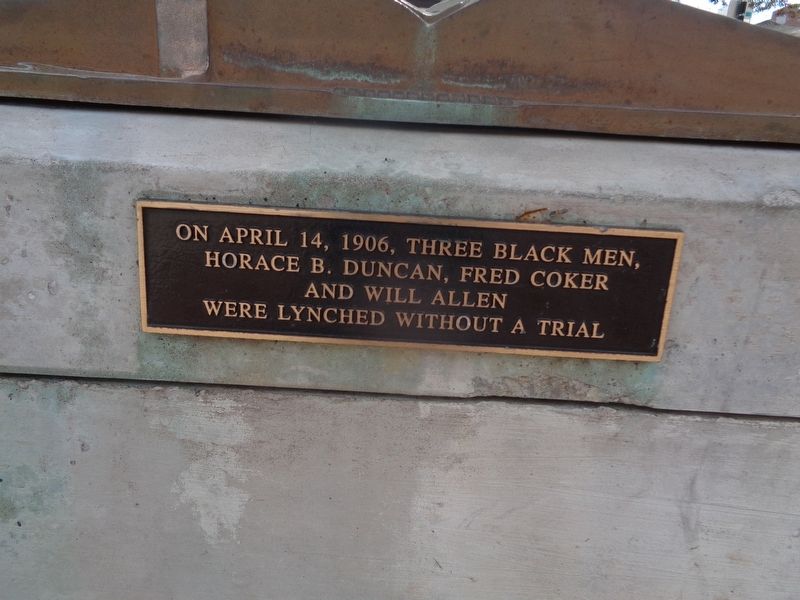 Three Black Men Lynched Marker image. Click for full size.