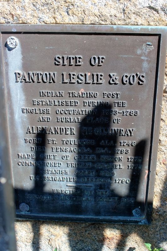 Site of Panton Leslie & Co's Marker image. Click for full size.