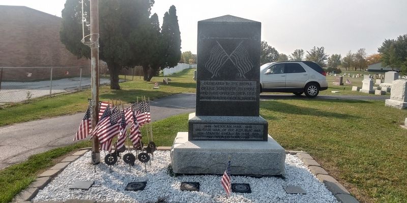 Erie Township Veterans Memorial image. Click for full size.