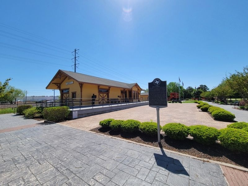 Texas Railroads, <small>C. S. A.</small> Marker image. Click for full size.