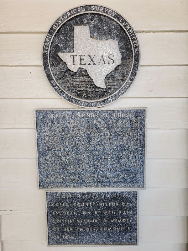 Griffin Memorial House Marker image. Click for full size.