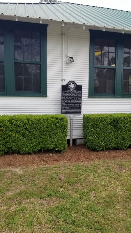 Oklahoma School Marker. Click for full size. Oklahoma School Marker image. Click for full size.