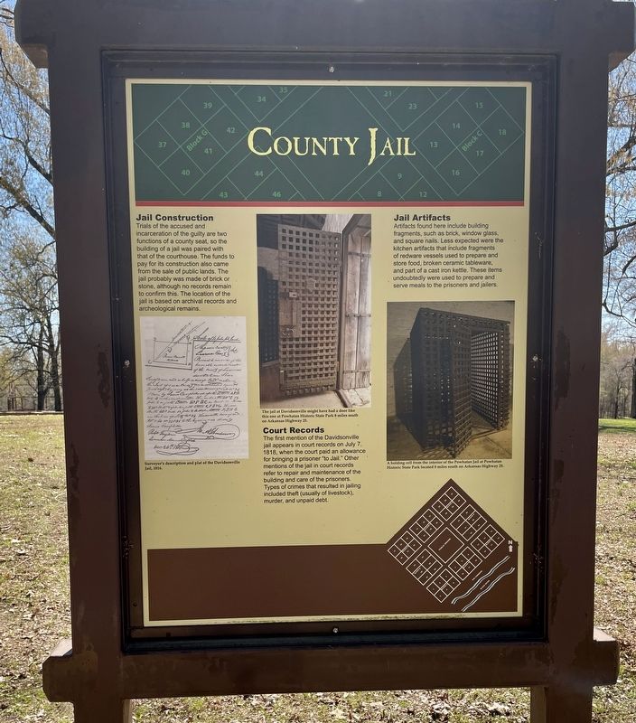 County Jail Marker image. Click for full size.