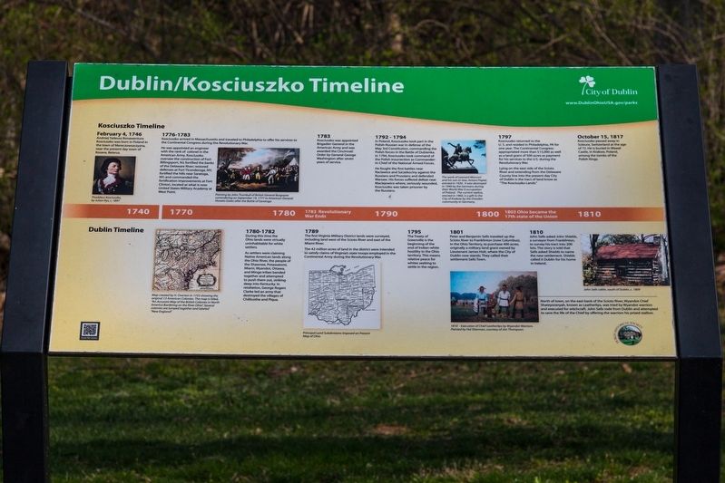 Dublin/Kosciuszko Timeline Marker image. Click for full size.