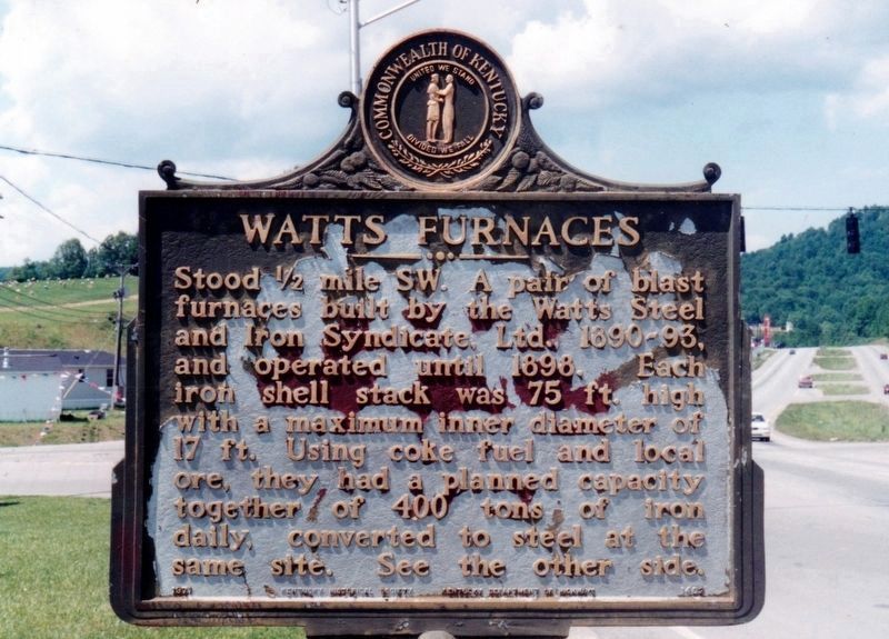 Watts Furnaces Marker image. Click for full size.