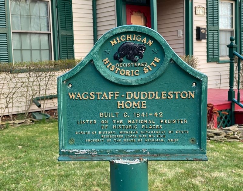 Wagstaff-Duddleston Home Marker image. Click for full size.