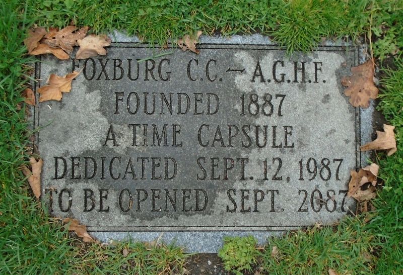 Foxburg Country Club Time Capsule Marker image. Click for full size.