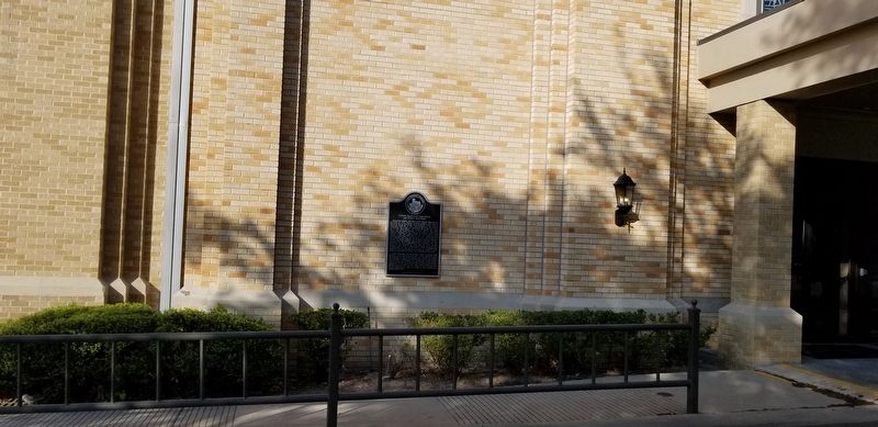 First Baptist Church of Port Neches Marker. Click for full size. First Baptist Church of Port Neches Marker image. Click for full size.