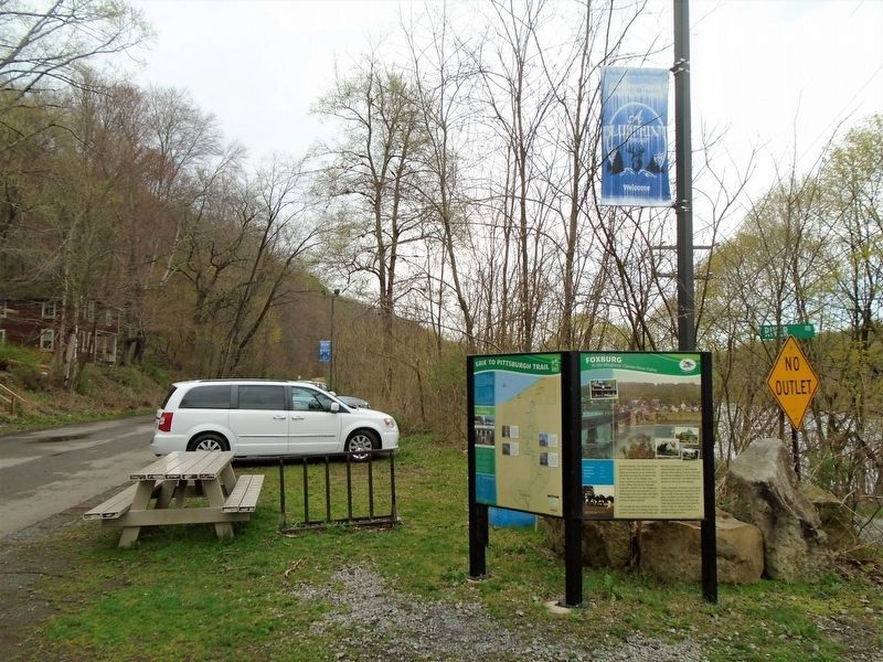 Foxburg Marker. Click for full size. Foxburg Marker image. Click for full size.
