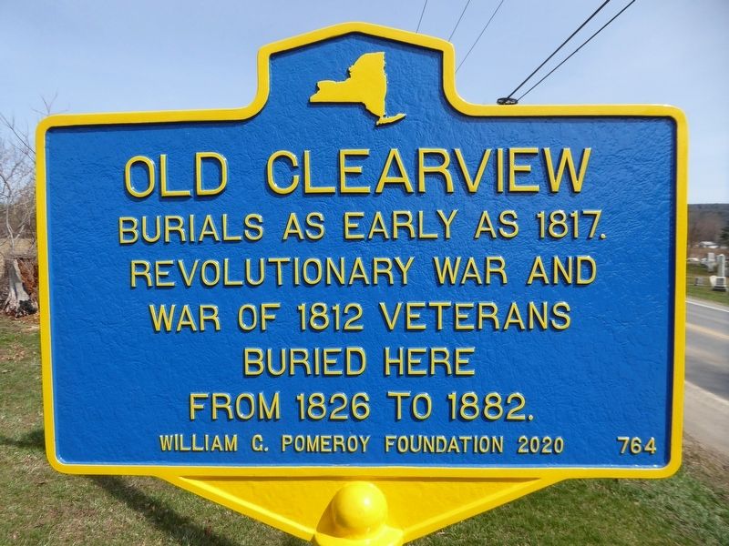 Old Clearview marker image. Click for full size.