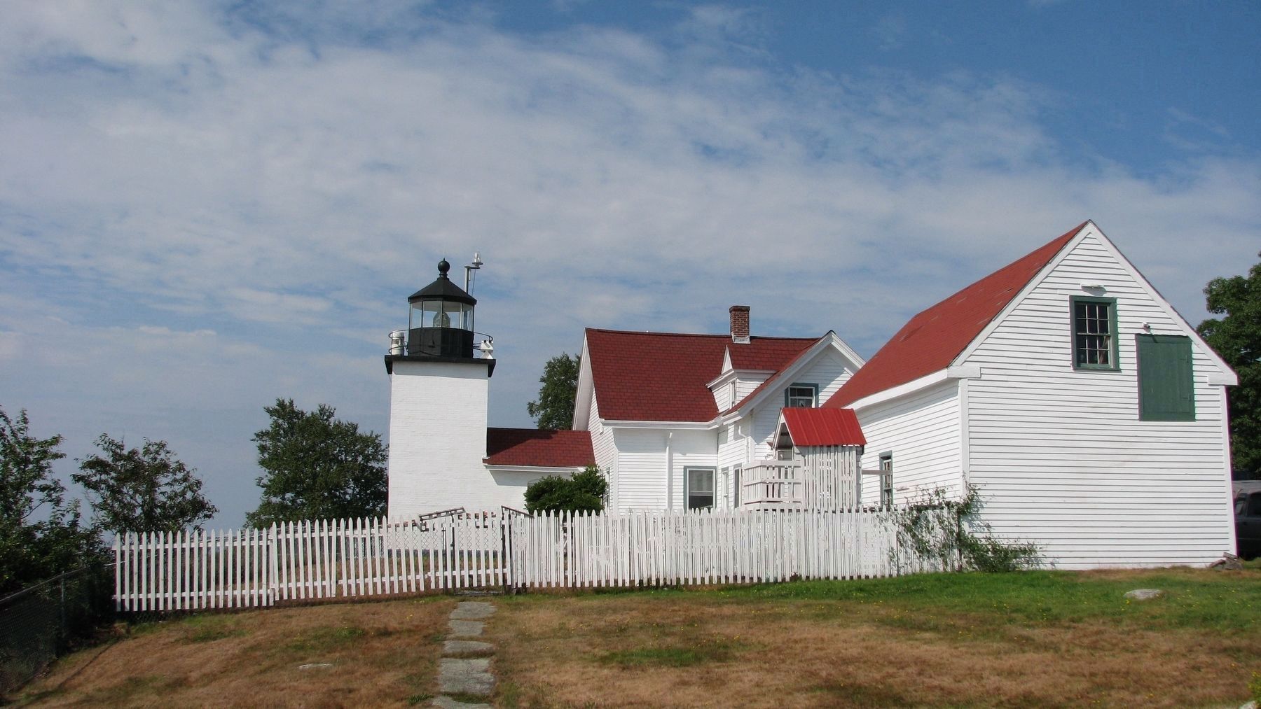 Fort Point Light (<i>located about 150 yards south of marker</i>) image. Click for full size.