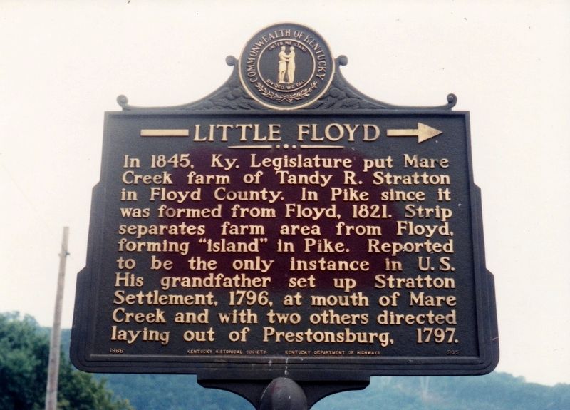 Little Floyd Marker. Click for full size. Little Floyd Marker image. Click for full size.