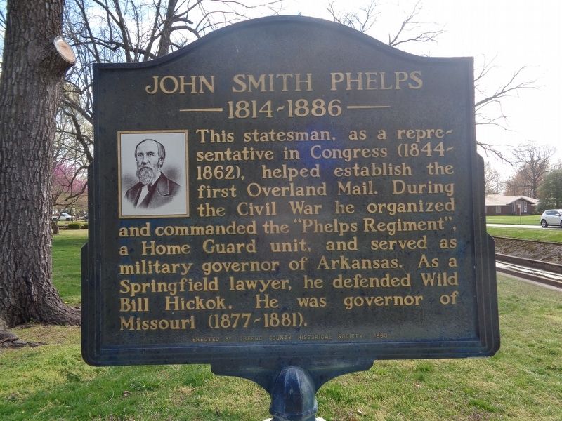 John Smith Phelps/Phelps Homesite Marker image. Click for full size.