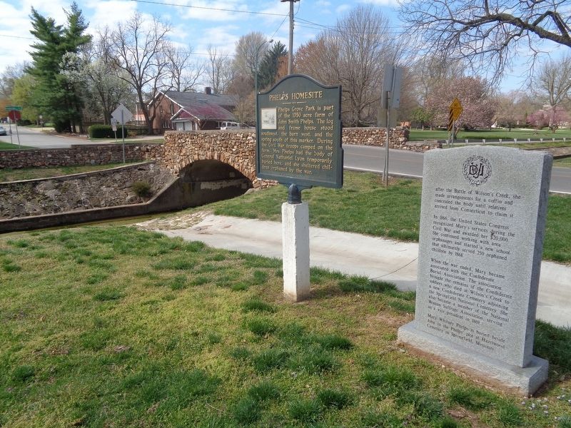 Mary Whitney Phelps Marker image. Click for full size.
