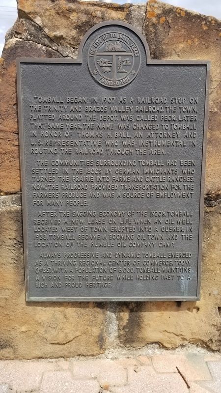 Tomball Marker. Click for full size. Tomball Marker image. Click for full size.