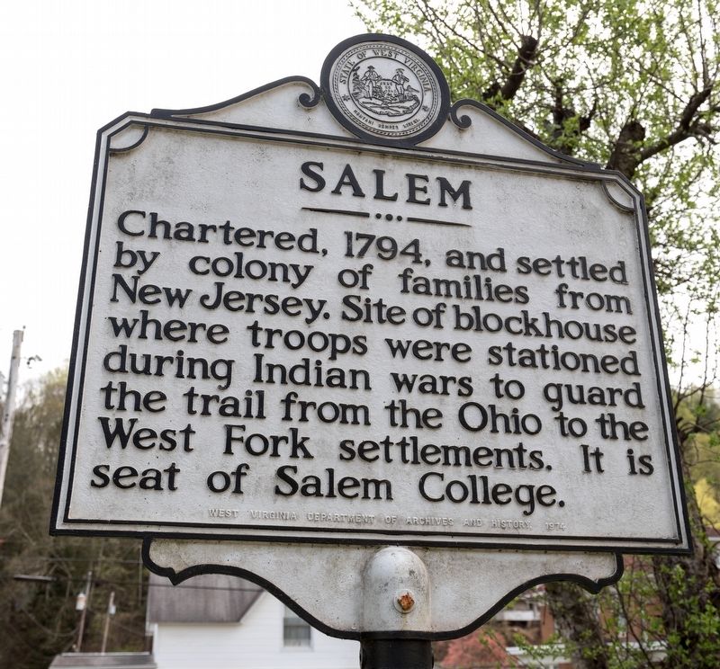 Salem Marker. Click for full size. Salem Marker image. Click for full size.