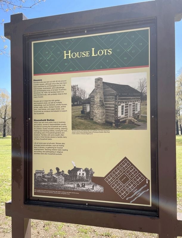 House Lots Marker. Click for full size. House Lots Marker image. Click for full size.