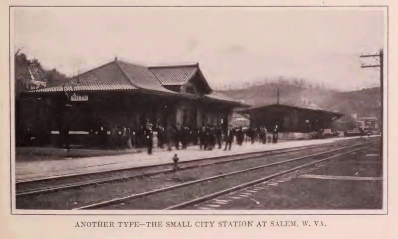 The “Small-City Station” at Salem W. Va. image. Click for full size.