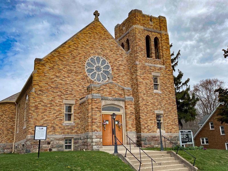 St. John's Evangelical Lutheran Church Marker image. Click for full size.