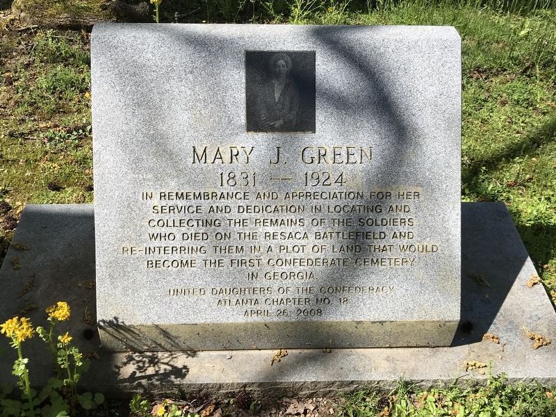 Mary J. Green Marker image. Click for full size.