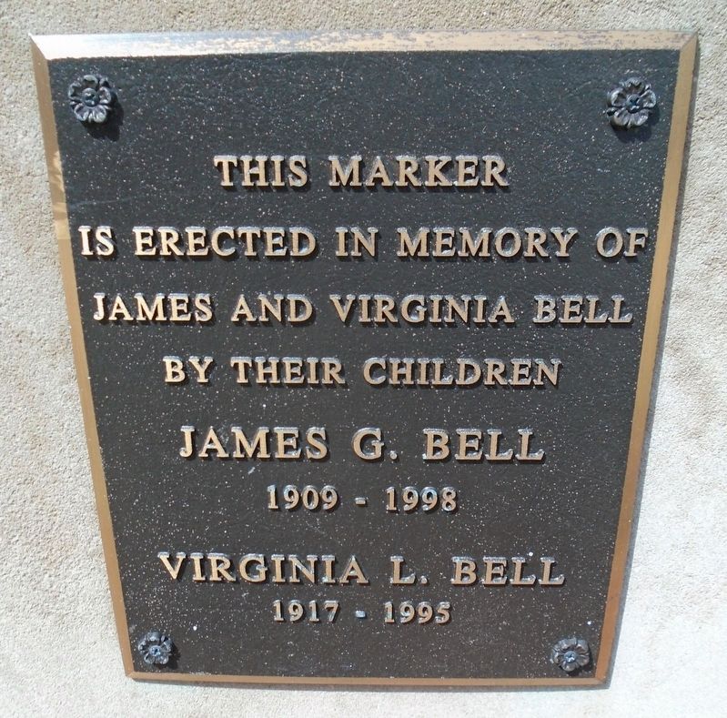 James G. Bell Marker. Click for full size. James G. Bell Marker image. Click for full size.