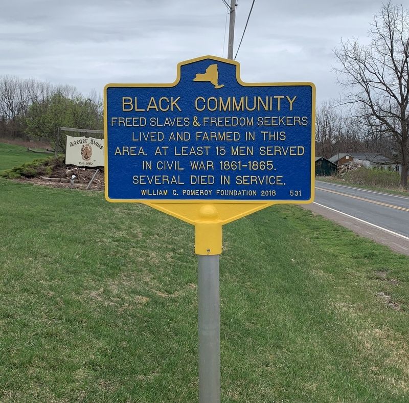 Black Community Marker image. Click for full size.