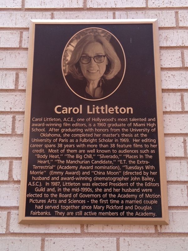 Carol Littleton Marker image. Click for full size.