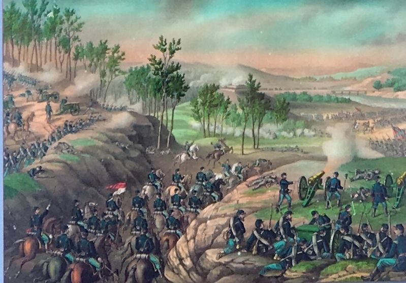 Marker Detail — <i>Battle of Resaca — May 13 to 16, 1864</i> image. Click for full size.