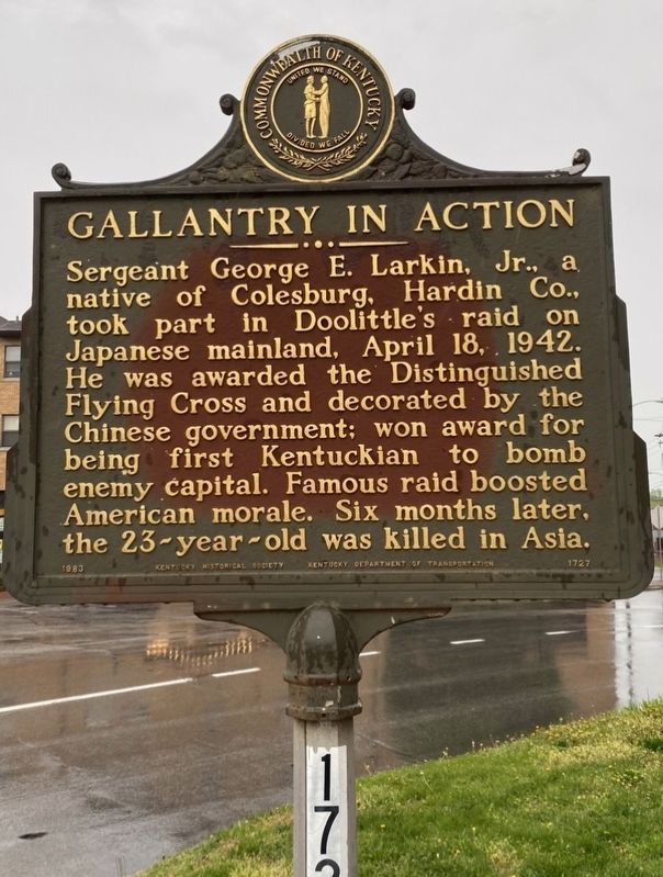 Gallantry in Action Marker image. Click for full size.