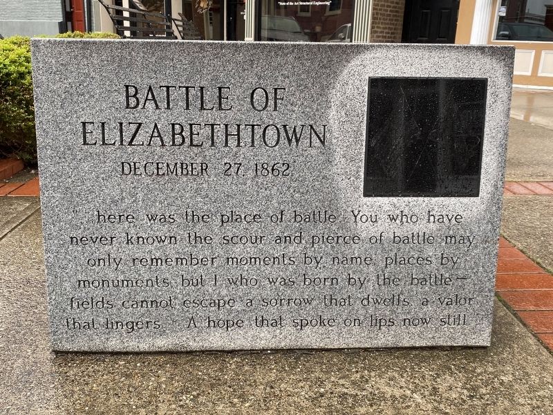 Battle of Elizabethtown Marker image. Click for full size.