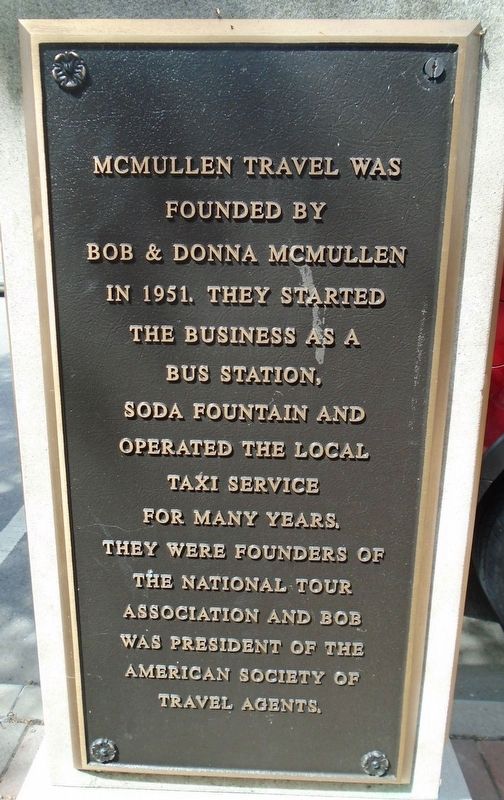 McMullen Travel Marker image. Click for full size.