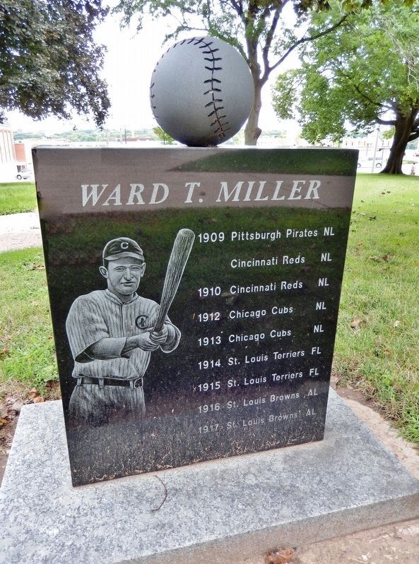 Ward T. Miller Marker (<i>back side</i>) image. Click for full size.