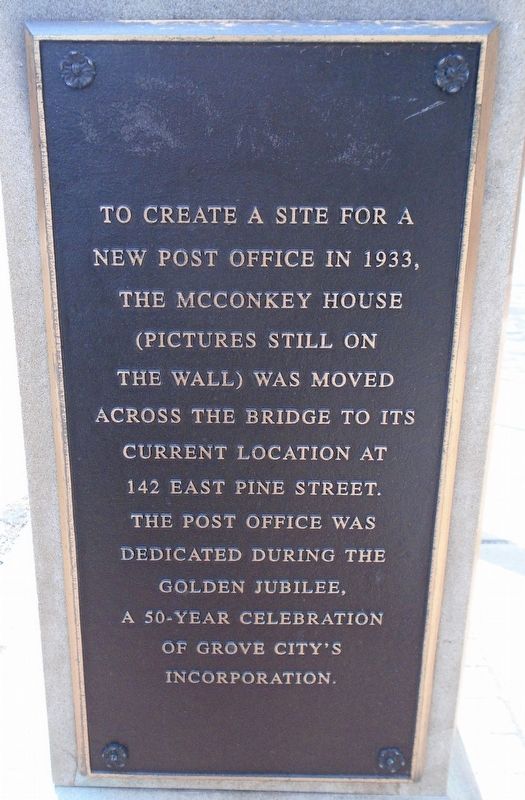History of Grove City Marker image. Click for full size.