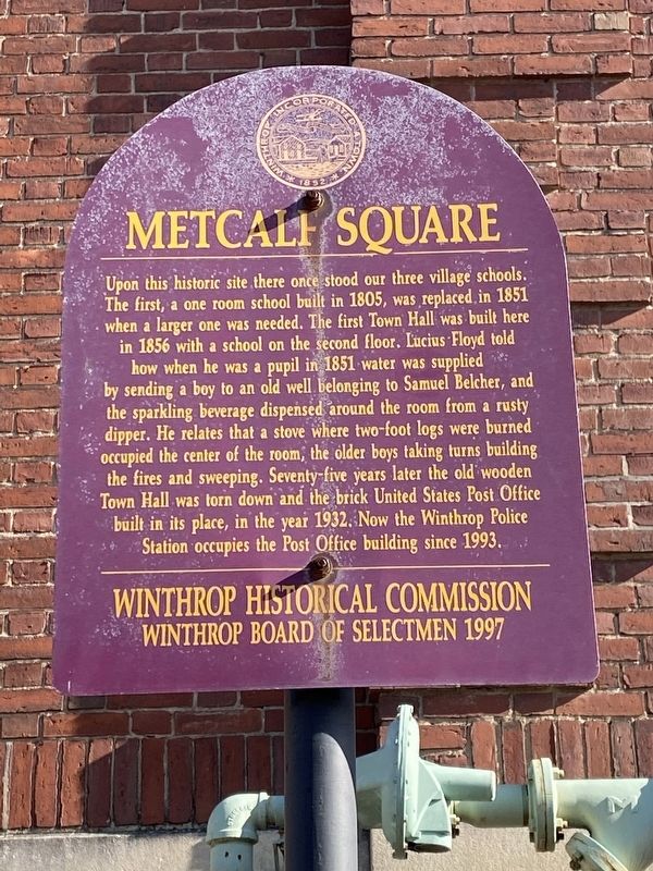 Metcalf Square Marker. Click for full size. Metcalf Square Marker image. Click for full size.